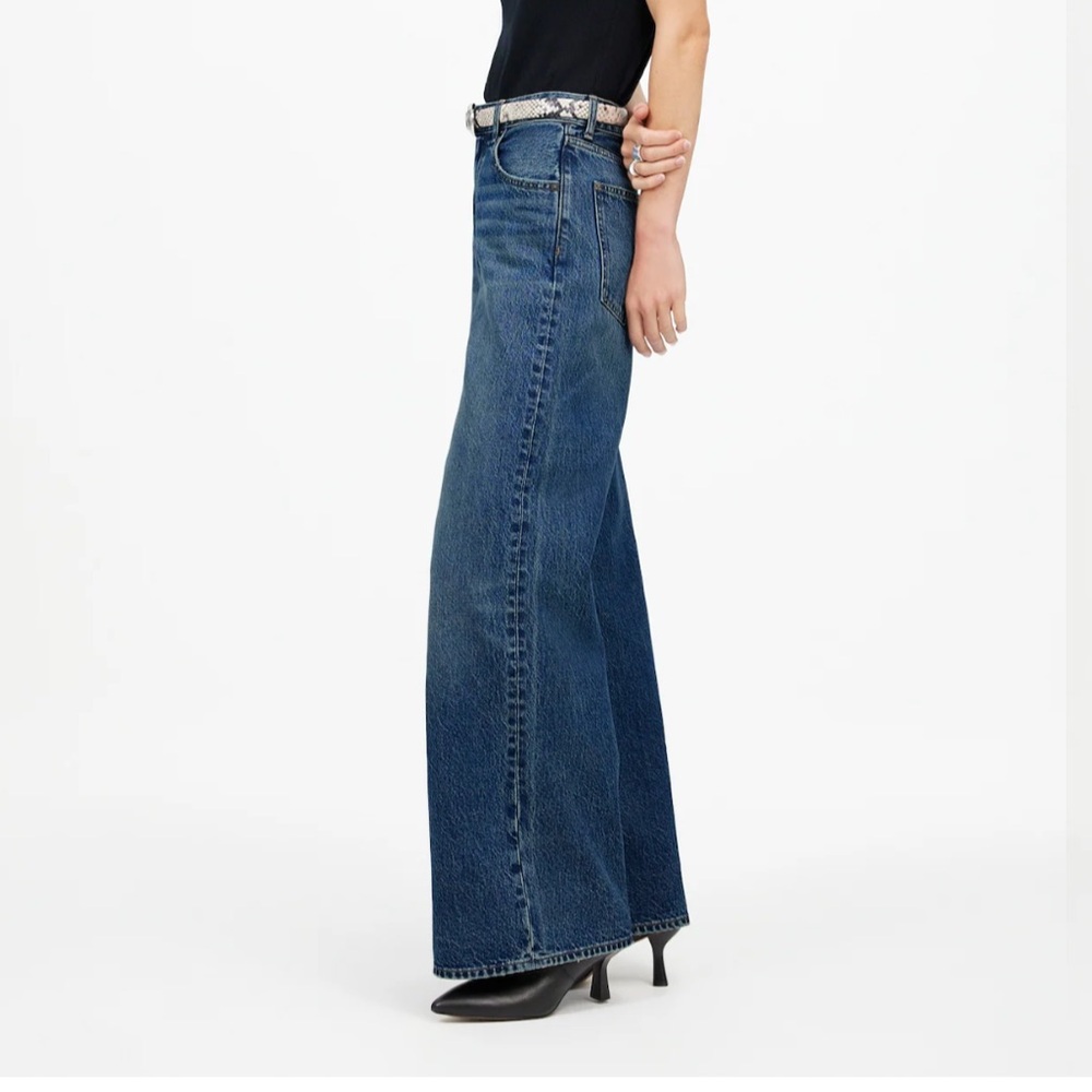 Like New Madewell Super Wide Leg 25P - Picture 2 of 6